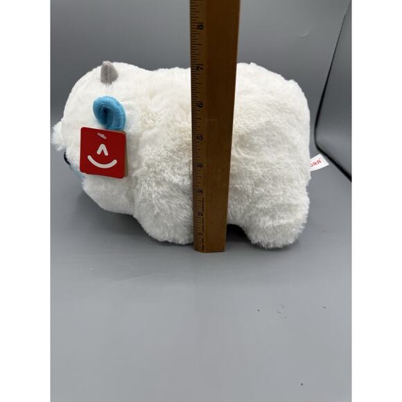Aurora Palm Pals Yeti Plush Stuffed Animal White Blue 8” Cute Fluffy Toy NWT - Picture 6 of 7